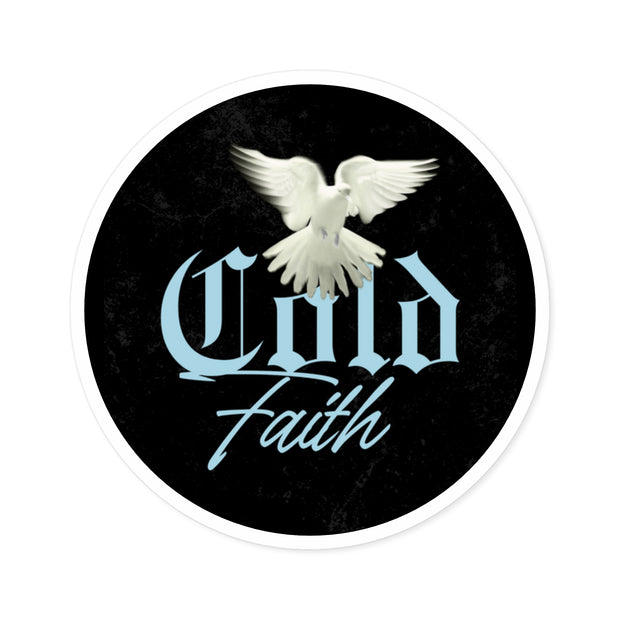 Cold Faith Dove Sticker